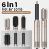Hair Dryer Brush6 In 1 Hair Dryer Air Brush Styler Comb One Step Electric Hair Dryer Blowing Hair Dryer Automatic Curling Rod