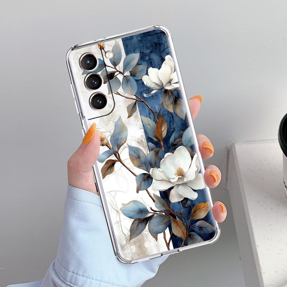 Чехол для телефона Samsung Galaxy S26 S25 S24 S23 S22 Ultra S20 S21 FE 5G Plus Мягкий прозрачный чехол Летние фрукты Принт с лимонами