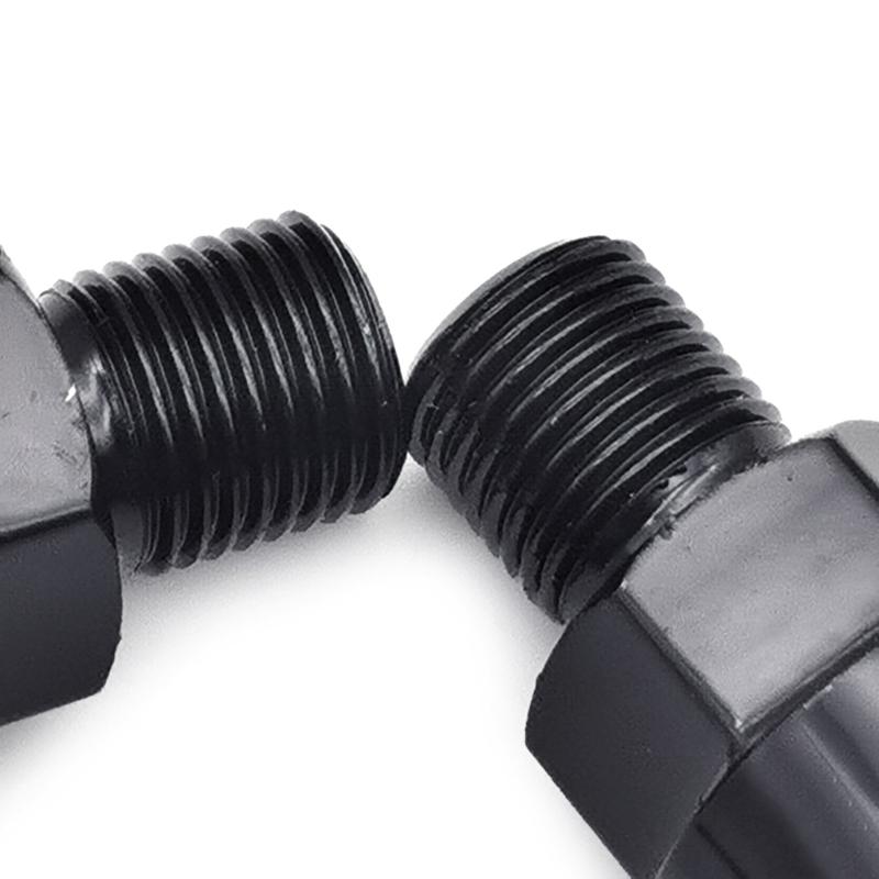 Bicycles Pedals Extenders Adaptors Light weight Black Bike Pedals Converter for Various Terrain Use