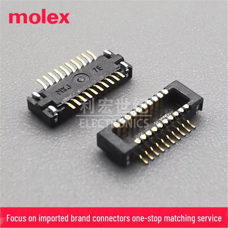 Разъем Molex SlimStack с изгибом под углом J, шаг 0,40 мм, 22 контакта