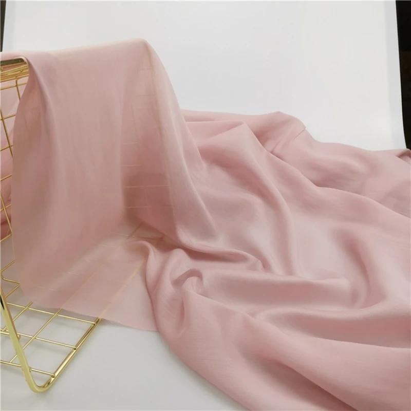 100x150 см шелковый хлопковый материал ткань однотонная для нижней подкладки юбки одежда ткань одежда DIY швейная оптовая продажа