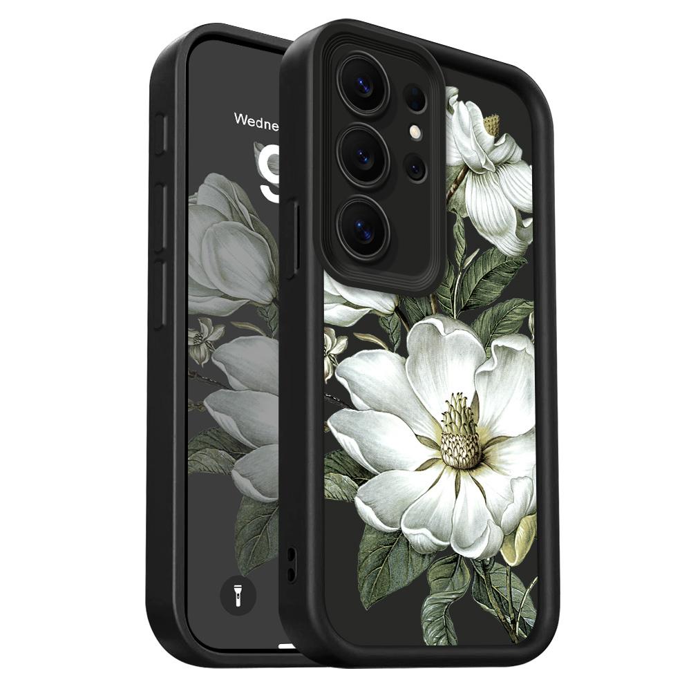 Чехол для телефона 'Цветок магнолии' для Samsung Galaxy S26 S25 S24 FE Plus Ultra 5G Лестница Мягкая крышка