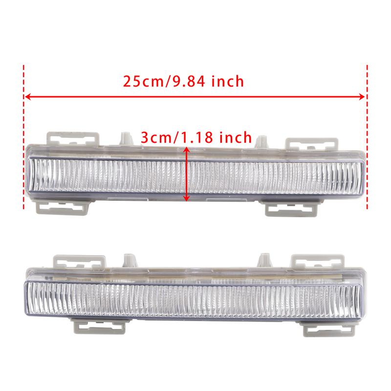 Artudatech LH RH Pair Daytime Run Lamp Fog Light For Mercedes W166 ML/GL350/400/550 2012-2015 Car Accessories