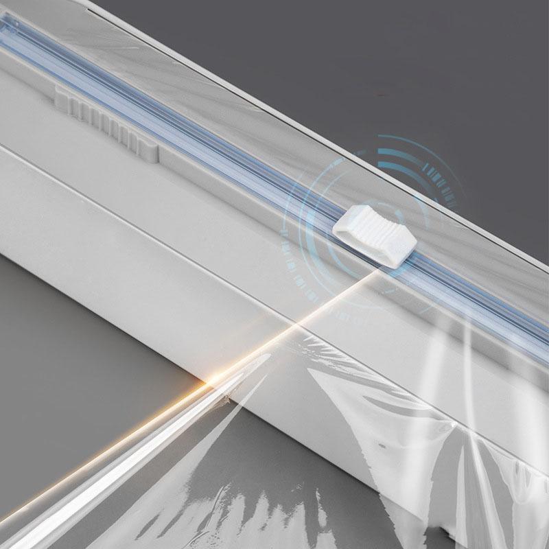 Магнитный многоразовый диспенсер для пластиковой пленки с резаком, диспенсер для жестяной алюминиевой фольги, резак, диспенсер для пленочной пленки, кухонный инструмент