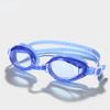 Swimming Goggles Anti-fog Anti-ultraviolet High-definition Flat Mirror Adult Boys and Girls Silicone Swimming Diving Goggles