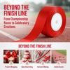 Cut to Length Sprint Banner Polyester Cotton Athletics Ribbon Bright Finish Race Tape  Relay Races