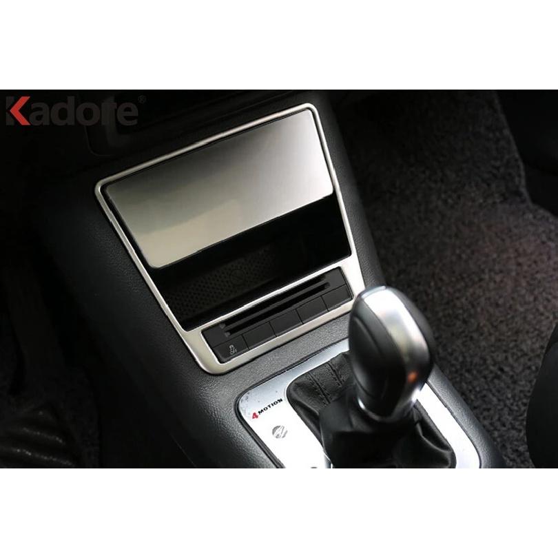 Для Volkswagen VW Tiguan 2009 2010 2011 2012 2013 2014 2015 Матовая Накладка на Крышку Ящика для Хранения Центральной Консоли Автомобиля Внутренние Аксессуары