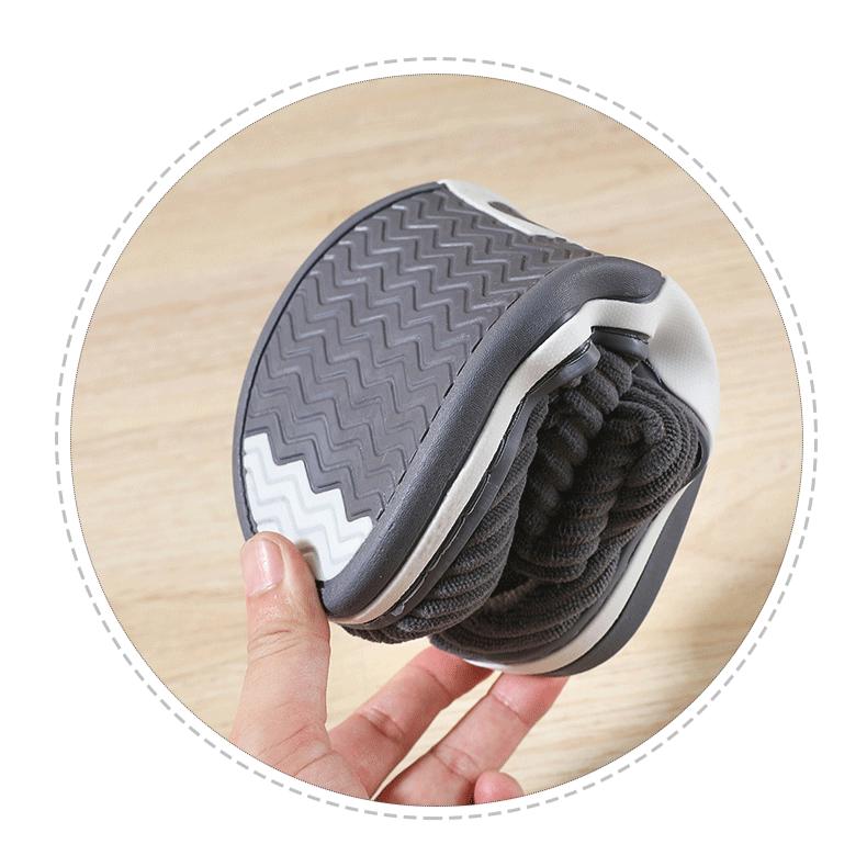 Winter Plus Cotton Slippers for Men's Home and Household Use, Anti Slip, Simple and Warm Cotton Slippers for Indoor Use