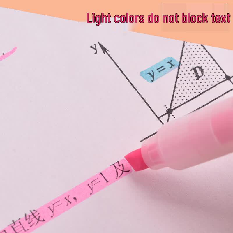 Snowhite Fluorescent Highlighter Pen Set