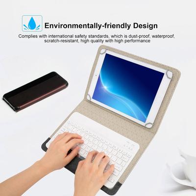 10'' планшет ноутбук универсальный защитный чехол PU чехол Bluetooth клавиатура для Android IOsWIN
