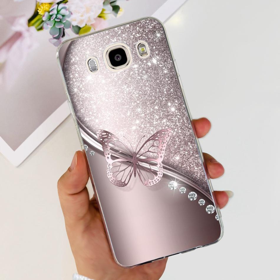 Чехол для телефона Samsung Galaxy J5 2016 SM-J510F Стильный Расписной Мягкий Силикон ТПУ Задняя крышка Для Samsung J5 SM-J500H j 5 2015