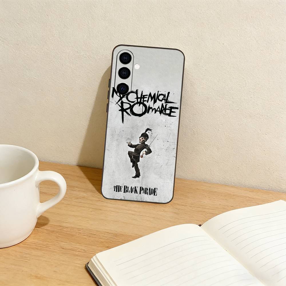 MCR f-Fan Icon My Chemical Romance Чехол для телефона Samsung Galaxy A73, A72, A71, A70, A53, A52, A51, Другие Мягкий черный чехол