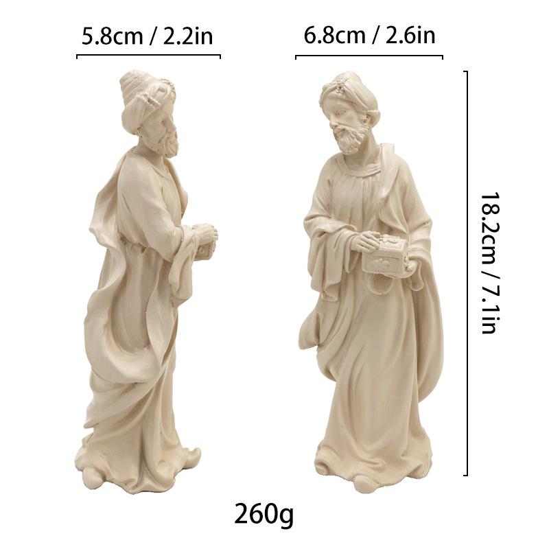 Скульптура имитирующая человеческую фигуру Христос Католицизм Пастух Ангел Смоляные поделки Иисус Домашнее украшение Украшения