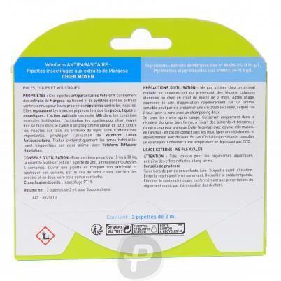 Vetoform Антипаразитарное средство для собак средних пород 15-30кг 3 пипетки