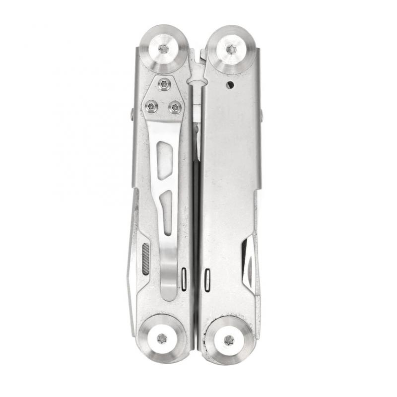 13-in-1 Edelstahl-Faltwerkzeug mit Multitool-Schlüssel, 16,5 cm