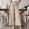 Spring and Summer Women's Pants Solid Color Casual Straight Leg Pants Fashionable and Comfortable Pants