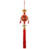 1Pc Festival Gifts Festive Atmosphere with Tassels Delicate Double Pattern Joyful Pendant Arrange Decorations Red Lantern