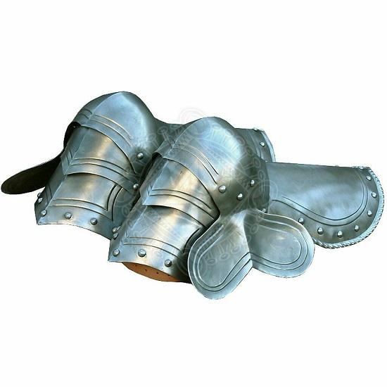 Набор доспехов для ног средневекового рыцаря-крестоносца Spartan 18GA Steel Replica