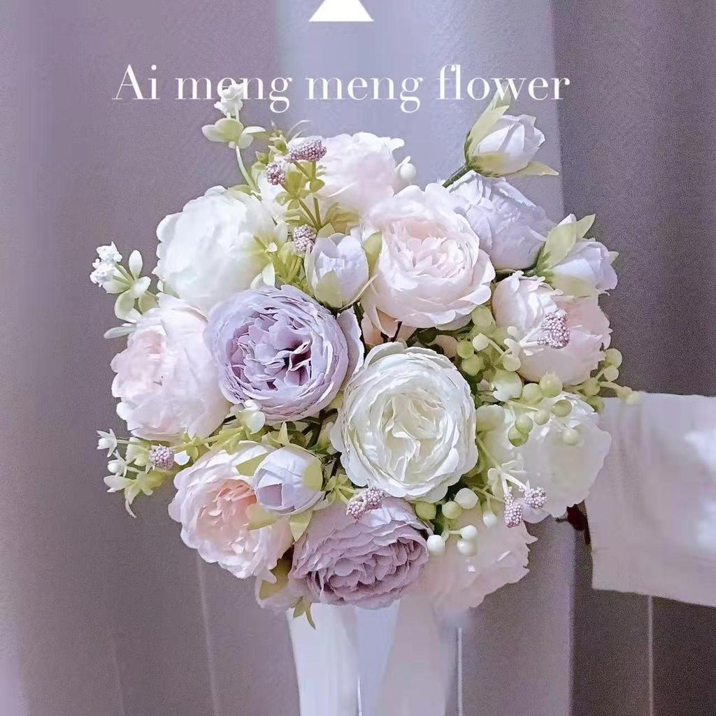 Корейский лесной стиль свадебный букет для невесты для свадьбы или фотореквизит