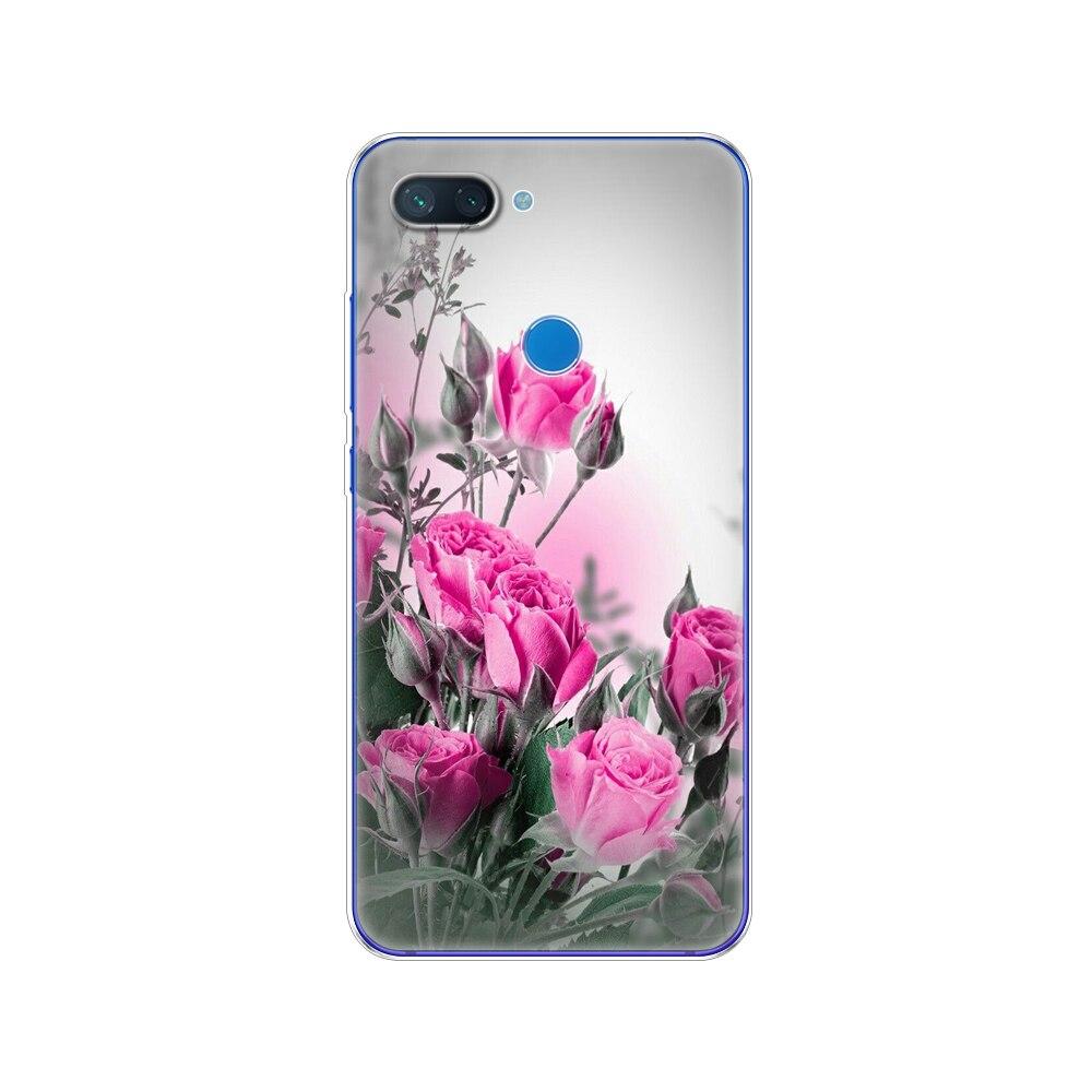 Силиконовый чехол для xiaomi mi 8 LITE, чехол 6,26 дюйма, прозрачный чехол из ТПУ для xiaomi mi 8 lite, задняя крышка для xiaomi mi 8, чехол, сумка-капа