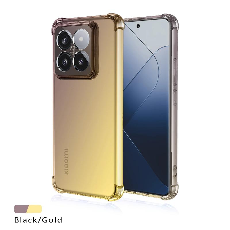 Градиентный чехол для телефона POCO X7 Pro X 7 X7Pro, противоударный силиконовый полупрозрачный мягкий защитный бампер с подушками безопасности для POCO M7pro M6 Pro 5G M5S
