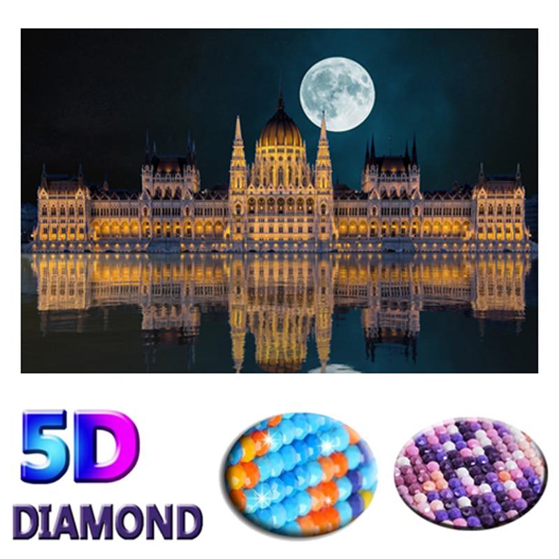 Full Round Drill 5D DIY Diamond Painting Inverted Reflection In Water Diamond Embroidery