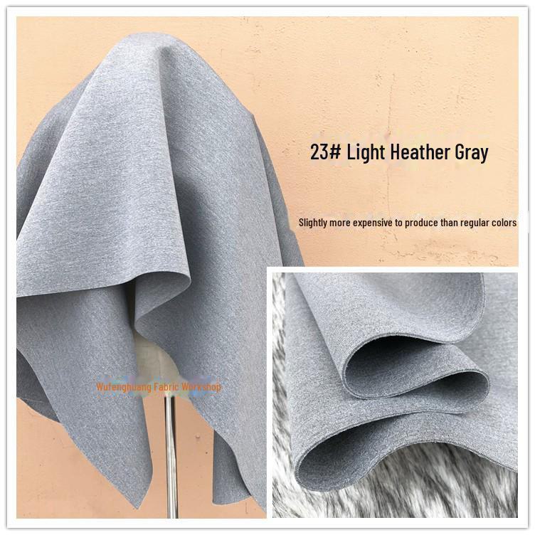 320 г утолщенного шелкового хлопкового трикотажного полотна для эластичного силуэта