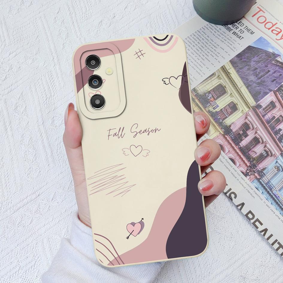 Чехлы с сердечками для Samsung Galaxy A13 A14 A31 A51 A71 A52 A12 M12 M14 M54, милый квадратный жидкий силиконовый чехол для Samsung, бамперы, Fundas Coque