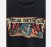 Группа Social Distortion Черная Подарок для фаната S-2345XL Футболка Унисекс Футболка