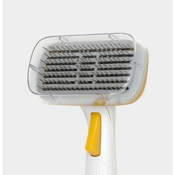 Подвесная щетка для удаления шерсти домашних животных в одно касание K04, тип C (желтый + фиолетовый..., 1 шт.), Корейский шампунь для домашних животных.