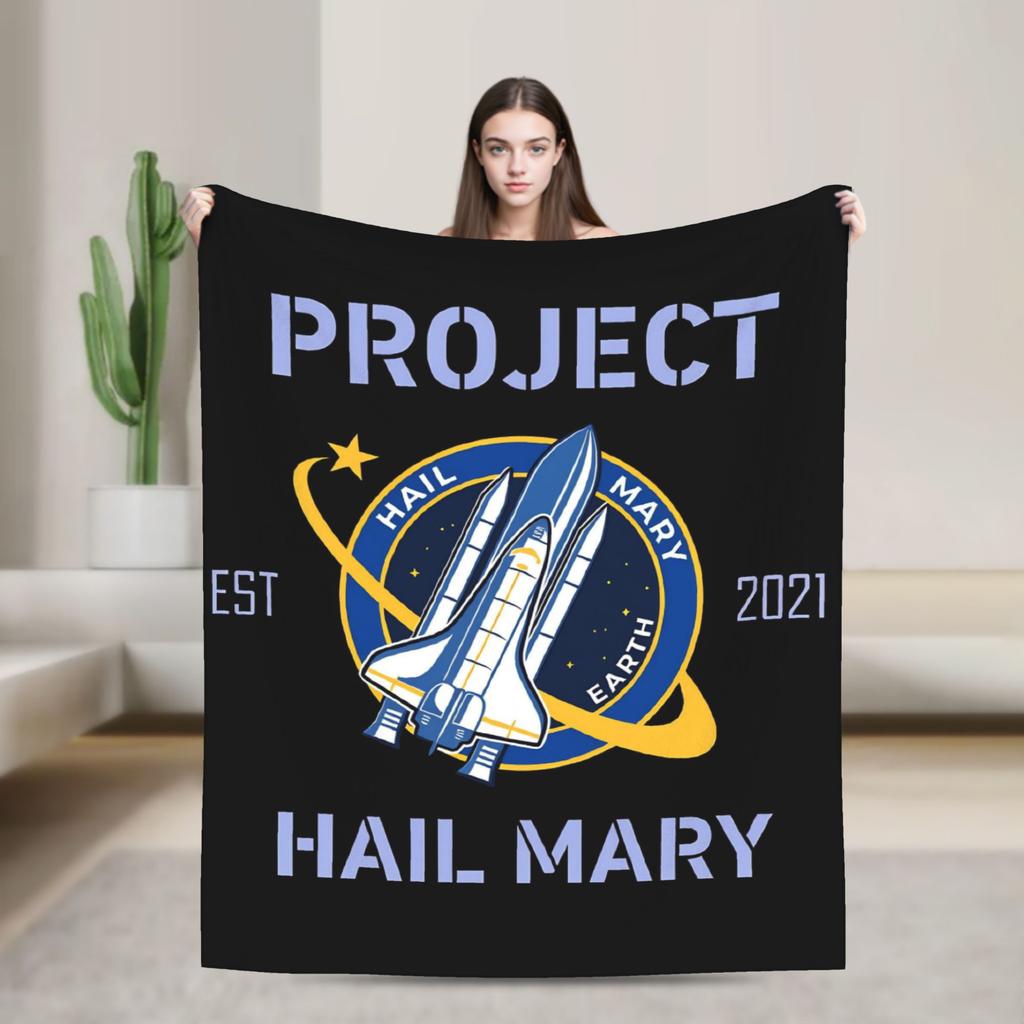 Ryland Grace Project Hail Mary Fan Concept Art Blankets Cozy Throw Blanket Spring Adults Girls Outdoor Picnic Bedspread