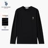 U.S. Polo Assn. Мужская повседневная футболка с длинным рукавом из модала и хлопка