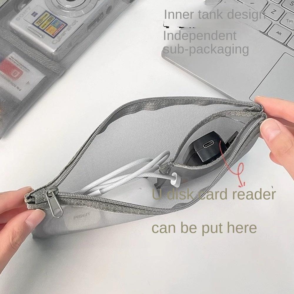 Пылезащитная защитная крышка для зарядного устройства, износостойкая коробка для хранения цифровых аксессуаров, для путешествий