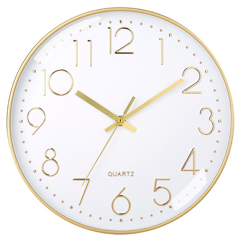 20CM Silent 3D Nordic Style Wall Clock for Living Room