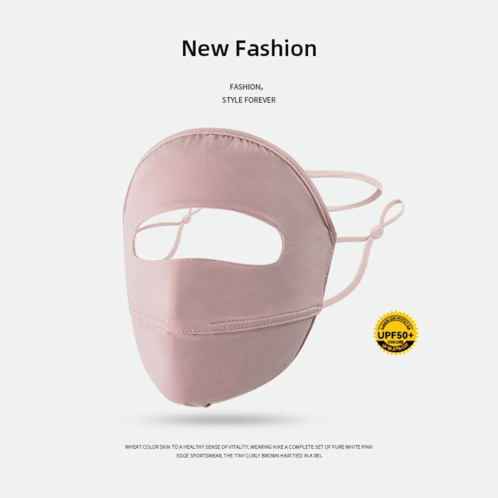 Sunscreen Face Scarf Ice Silk Mask Face Mask Face Gini Mask Adjustable Face Cover Cycling