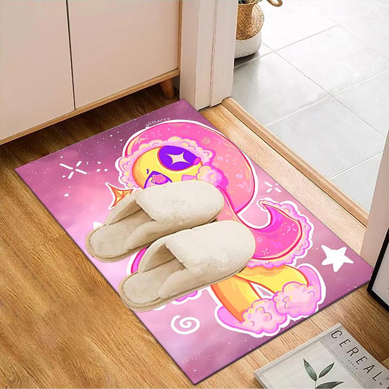 Colorful Cartoon Dandy Floor Mat for Living Room, Game Rooms, Office, Bedroom, Office Floor Mat Playful Design, Christmas fan gifts