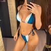 Сексуальный мини-бикини с подкладкой на бретельках, женский купальник, женский купальник из двух частей, комплект бикини, купальный костюм, купальный костюм для леди