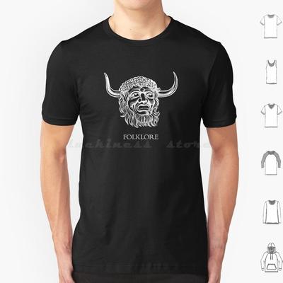 Футболка в стиле Фольклор Хлопок Мужская Женская DIY Печать Фольклор Миф Легенда Легкая Опасность Узер Британия Народный