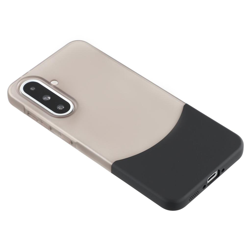 For Samsung Galaxy A56 5G Case Dual Color Splicing Matte PC Phone Cover Large Camera Cutout