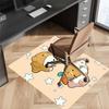 Впитывающий моющийся ковер с принтом Bubu и Dudu1, нескользящие коврики для ванной, кухонные коврики, коврик для йоги, коврик для прихожей гостиной, коврики для кемпинга и пикника