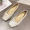 Fashion Ballerina Flats for Women Boat Shoes Women Flats Elegant Office Ladies Shoes Soft Comfortable Big Size 41