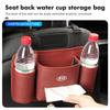 CAUWZ1 Car Seat Middle Armrest Leather Hanging Organize Storage Bag For KIA Cerato Proceed Venga Stonic Picanto Sorento Stinger