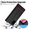 LC.IMEEKE For iPhone 16 Plus Case Carbon Fiber Texture Phone Cover Stand Card Holder