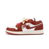 Air Jordan 1 Низкие Винтажные Баскетбольные Кроссовки с Устойчивой к Скольжению и Износу Подошвой Женские Красные FJ3465-160(Команда676-)