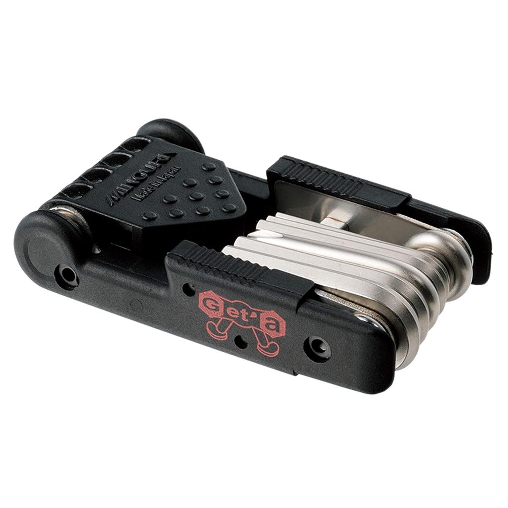 MINOURA Портативный инструмент для велосипеда с подставкой для педалей, черный, 15x10x3 см, HPS-9 Get'A