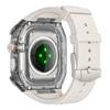 Премиальный силиконовый ремешок для Apple Watch Ultra Защитный чехол из ПК Набор для iWatch Серии Ultra 4 3 2 49 мм Противоударный Спортивный мужской ремешок для часов