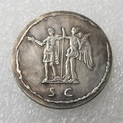 Копирование древнеримской монеты Посеребренная монета Памятная монета Иностранная монета ADM