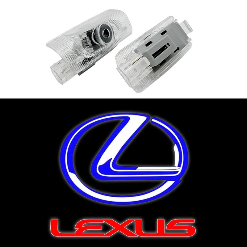 For Lexus F SPORT ES RX NX LS UX LM LX GX LC RZ IS CT GS RC HS SC TX LBX IS300 RX3 LED Car HD Door Welcome Ghost Shadow Light