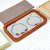 Gusen Jewelry Красный Циркон Тыква Люкс Набор: Кольцо, Серьги-пусеты, Подвеска