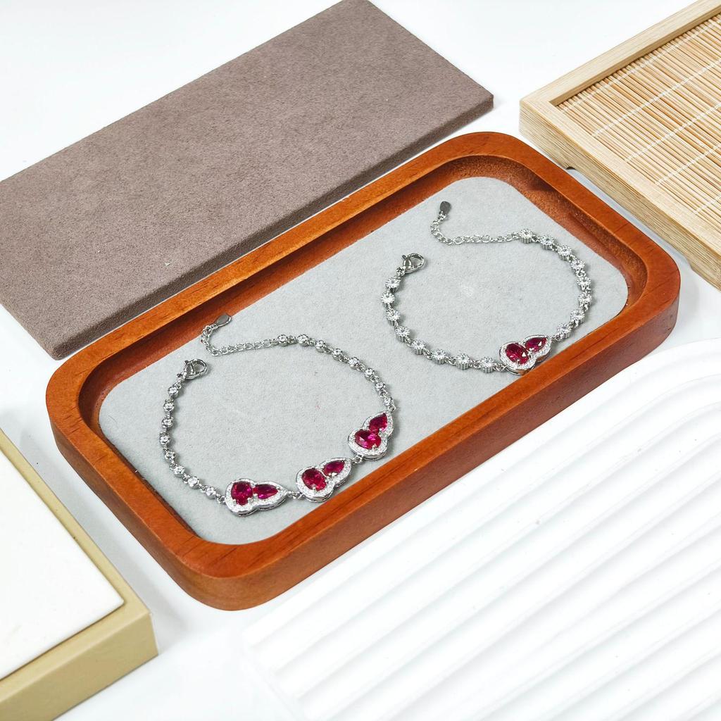 Gusen Jewelry Красный Циркон Тыква Люкс Набор: Кольцо, Серьги-пусеты, Подвеска